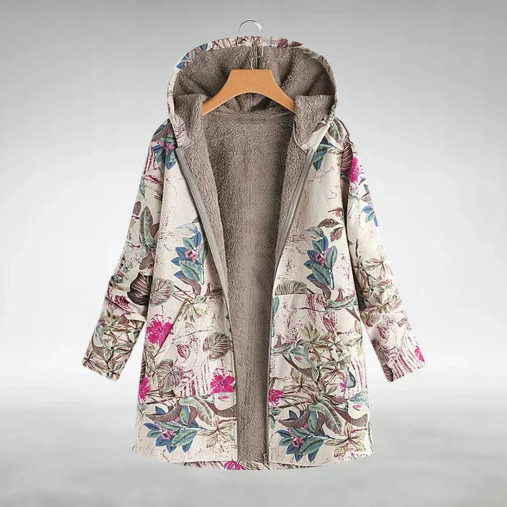 Stijlvol Fleecejack met Bloemenprint