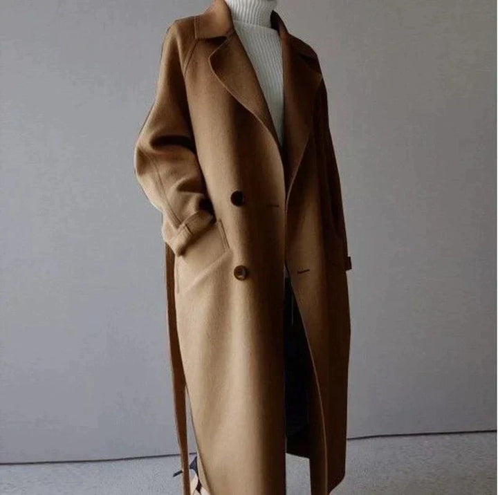 Elegante wollen jas voor dames