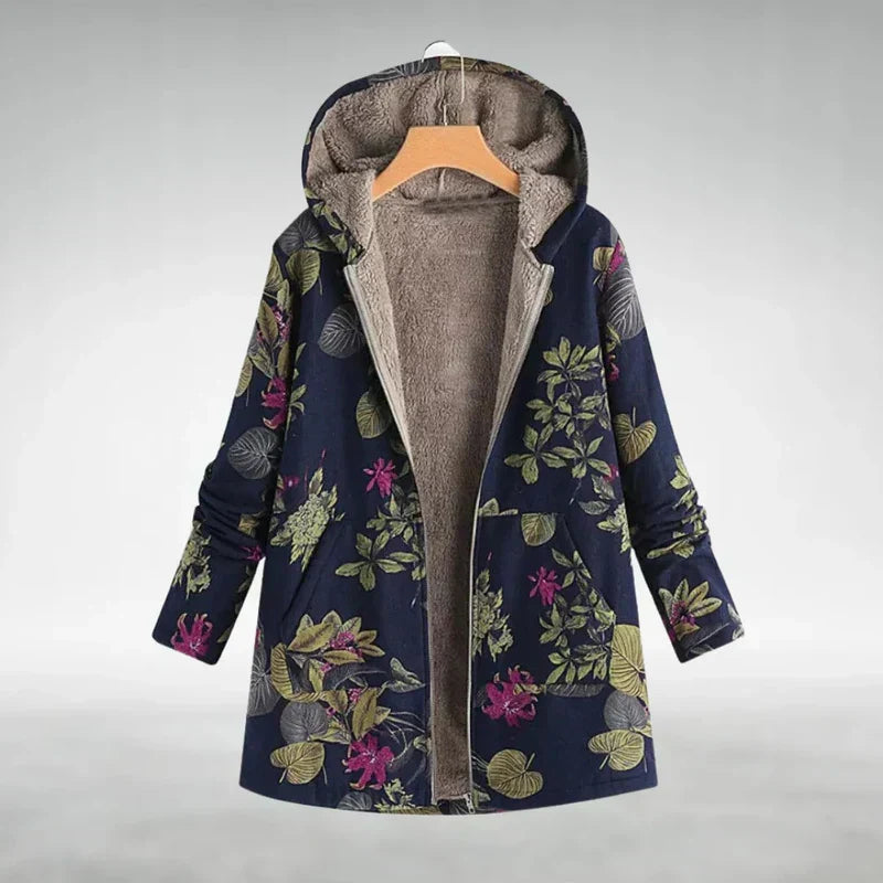 Stijlvol Fleecejack met Bloemenprint