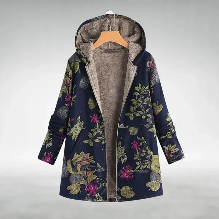 Stijlvol Fleecejack met Bloemenprint