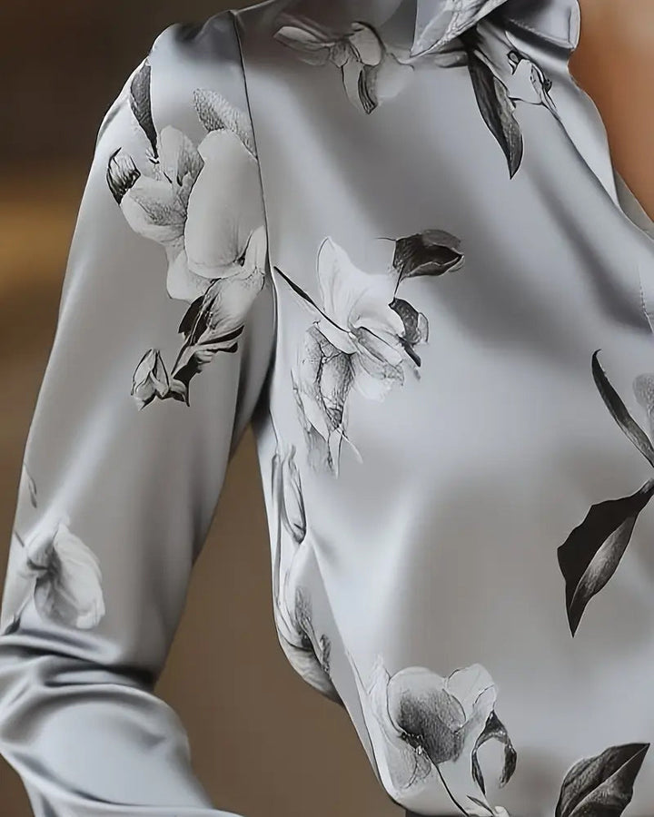 Retro Style overhemd met bloemenprint