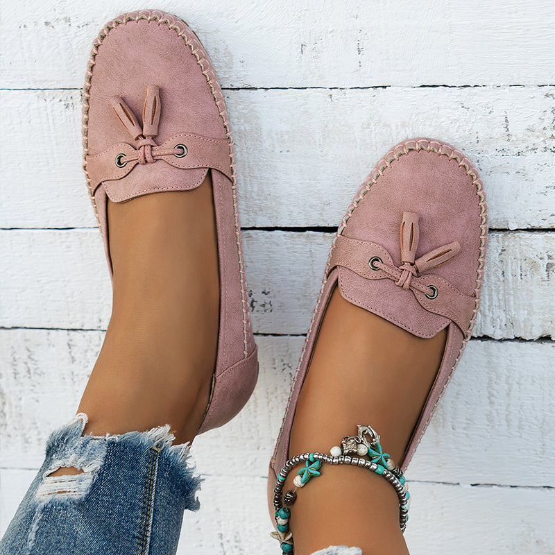 Pluche zachte mocassins voor ontspannen dragen