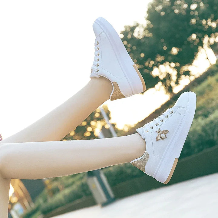 Modieuze PU Leather Plateauschoenen
