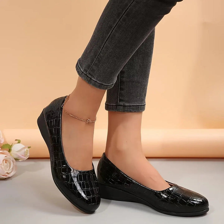 Orthopedische leren damesschoenen – Lichtgewicht, antislip & ademend