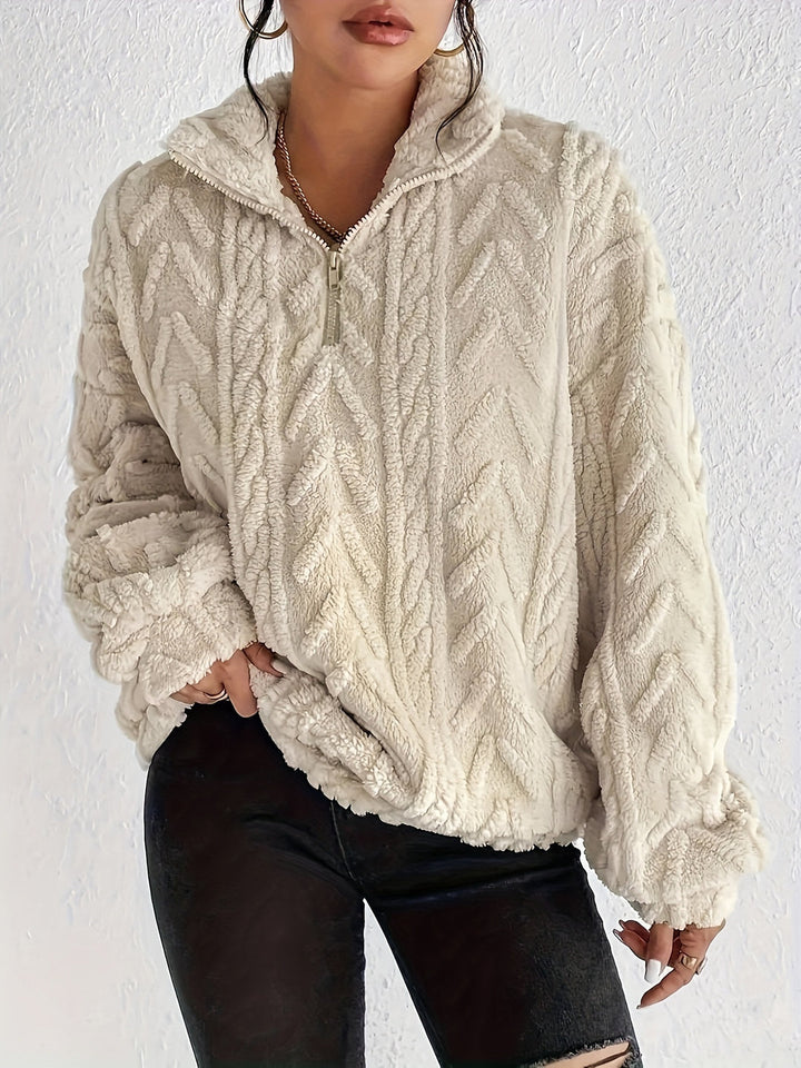 Hazel | Elegante fleece trui