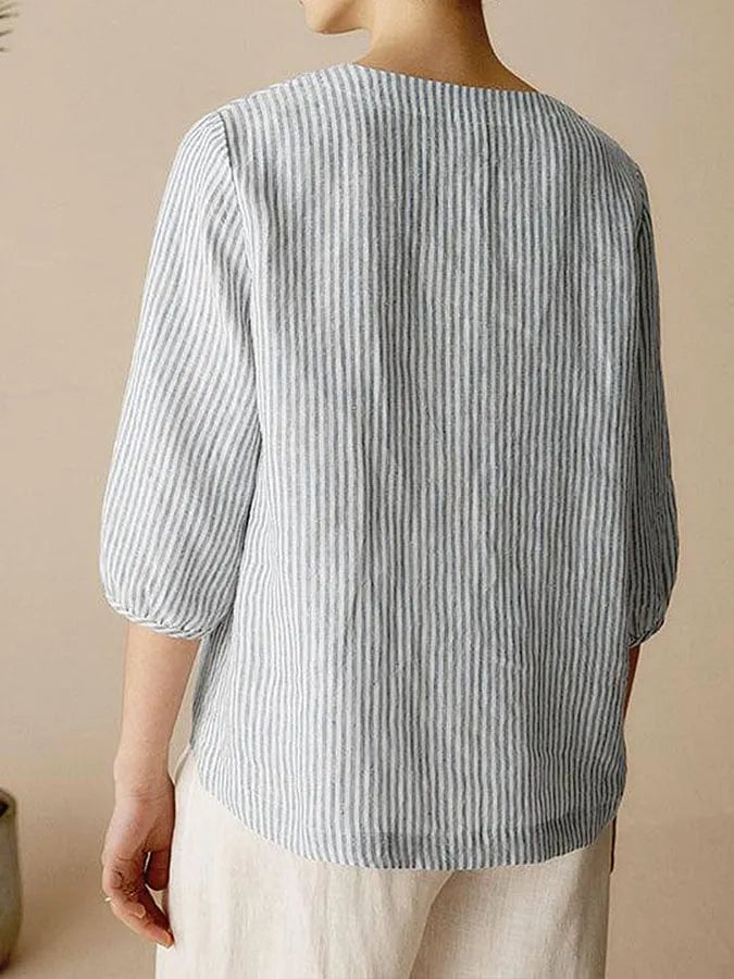 Casual gestreepte blouse voor dames