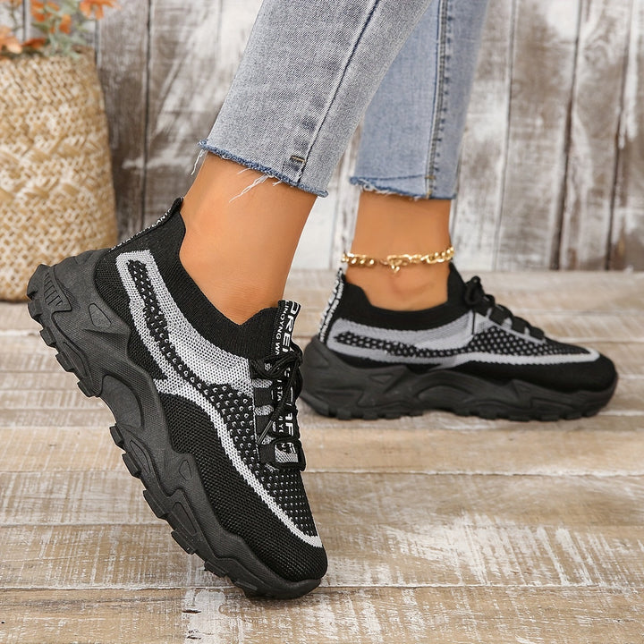 Amanda Stijlvolle Mesh Sneakers met Flexibele Pasvorm