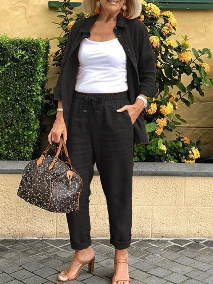 Zuiver elegante tweedelige set