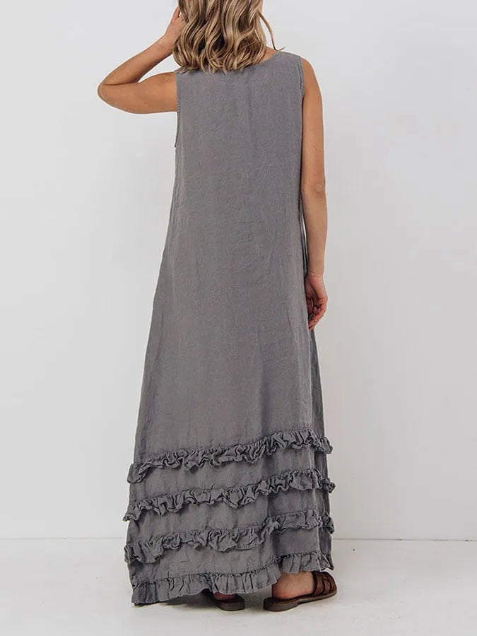 Klassieke Retro Long Dress voor elegante looks
