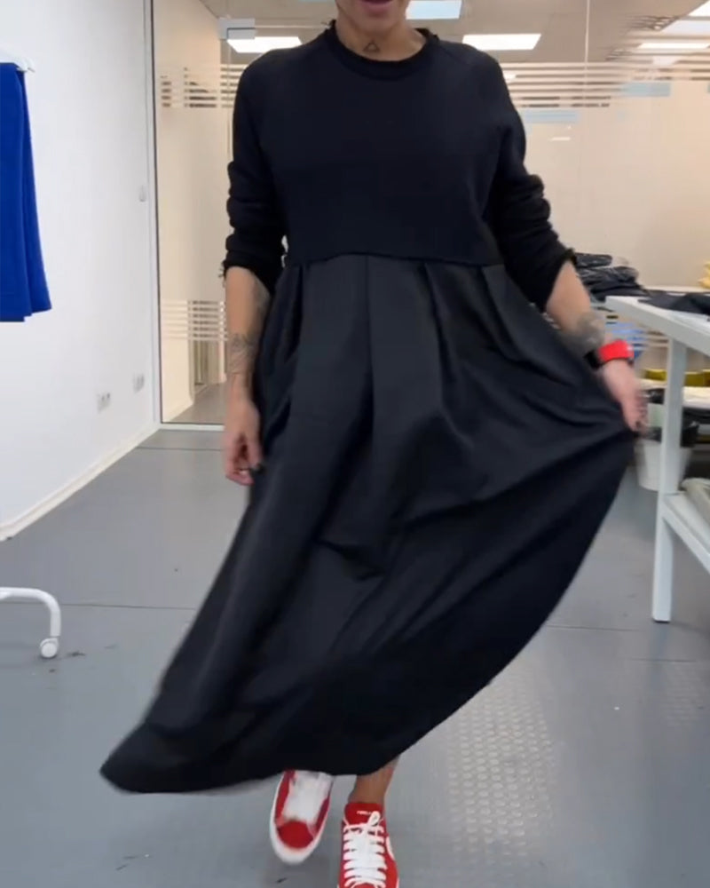 Maxi Effen Casual Jurk