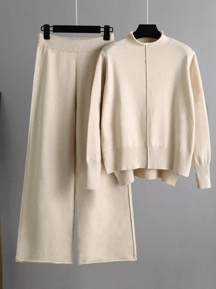 Roma™ - Gebreide dikke warme oversized sweaterbroekset