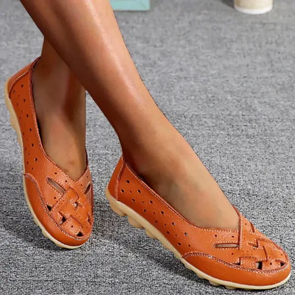 Zachte Leer Moccasins met Luchtige Ontwerp