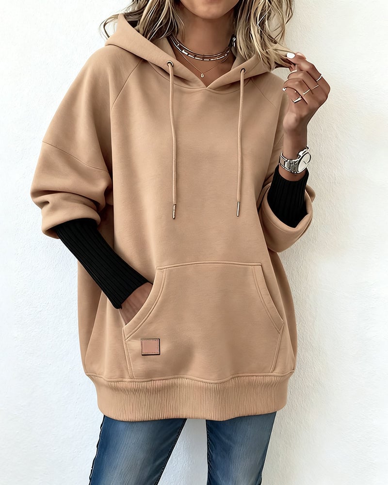 Losse Casual Hooded Sweatshirt