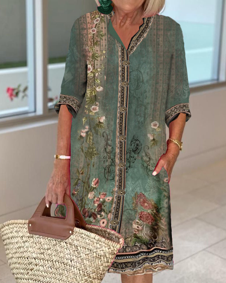 Bloemenprint Shirtjurk