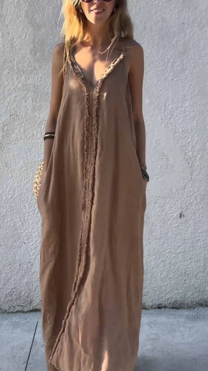 Sleek Modern Slip Dress met een delicate vibe