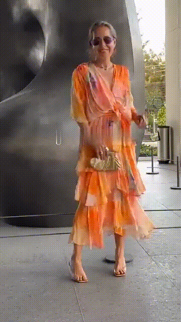Elegante bohemian maxi-jurk