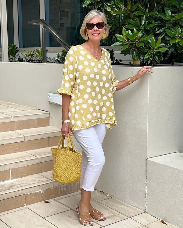 Stijlvolle V-hals blouse voor dames