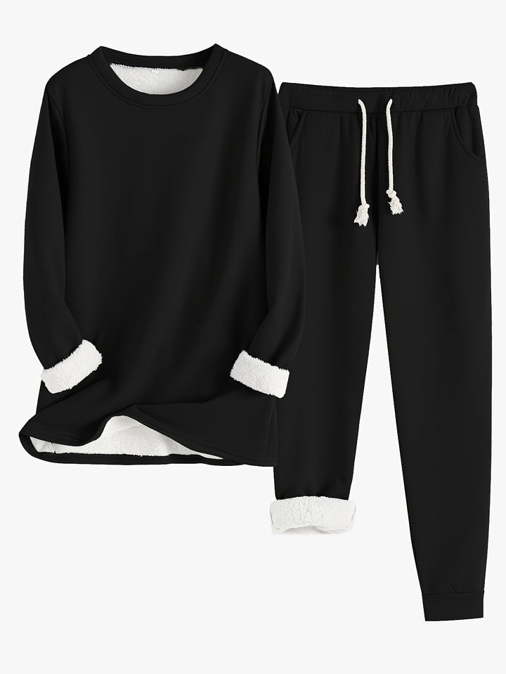 Ontspannen comfortabele tweedelige loungewear