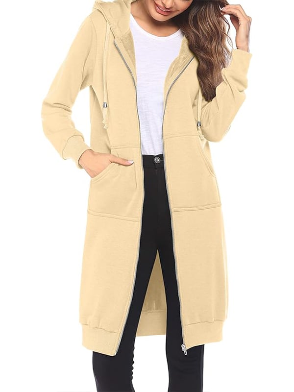Long Sleeve Hoodie met rits