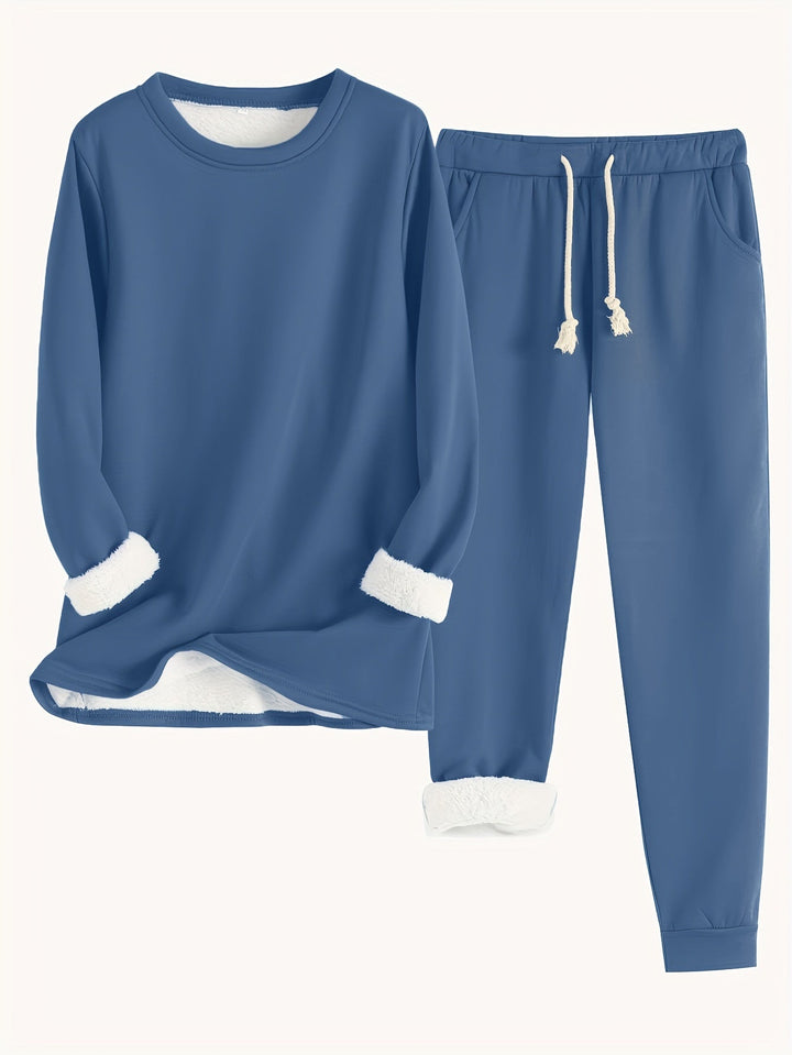 Ontspannen comfortabele tweedelige loungewear