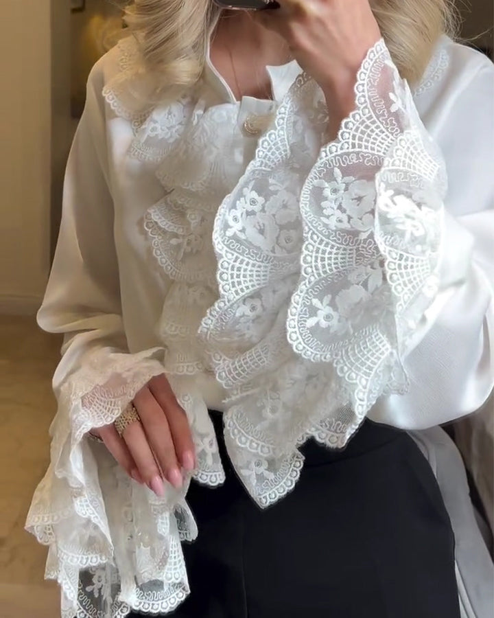 Stijlvolle blouse met ruches