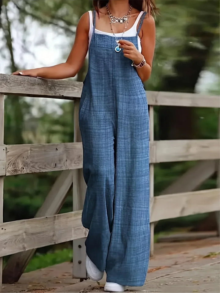 Casual Wide Leg Overalls met zakken