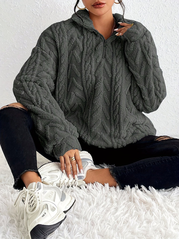 Hazel | Elegante fleece trui