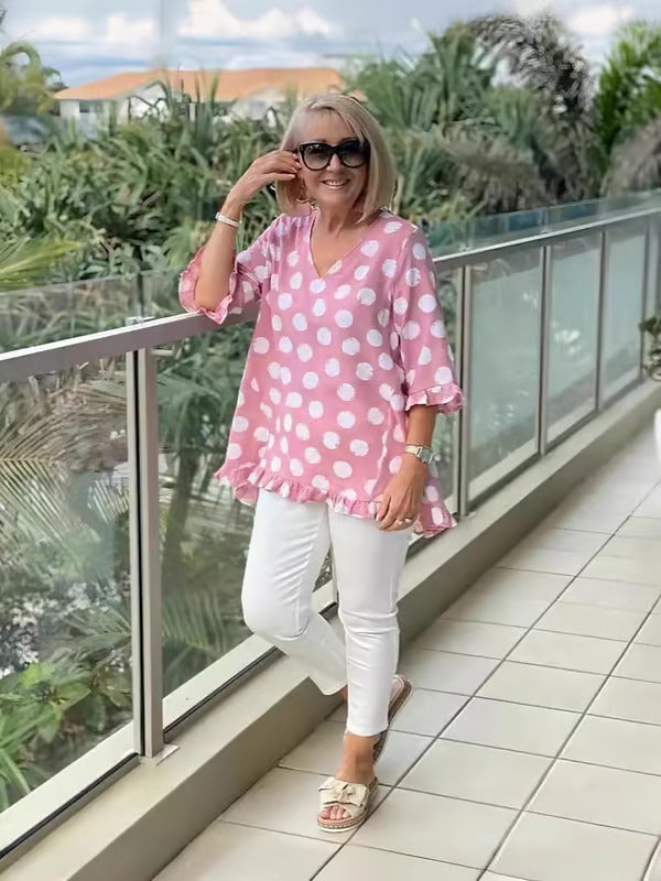 Stijlvolle V-hals blouse voor dames