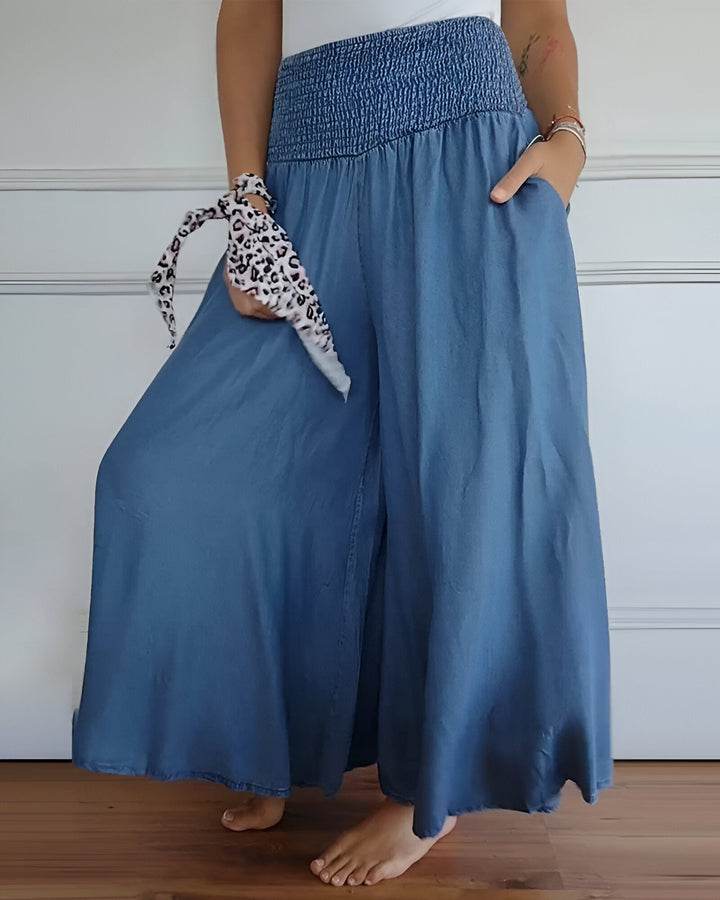Comfortabele broek met elastische taille