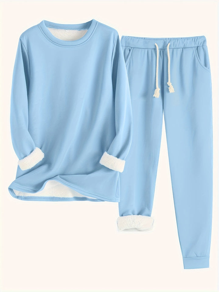 Ontspannen comfortabele tweedelige loungewear
