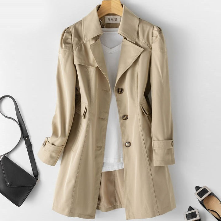 Elegante lange Trench Coat voor dames