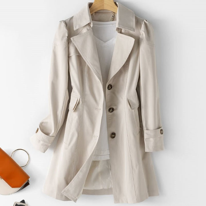 Elegante lange Trench Coat voor dames