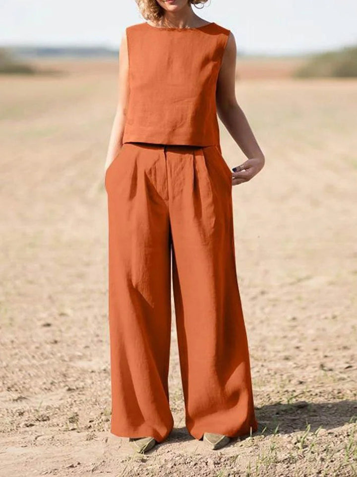 Casual simpele tweedelige set
