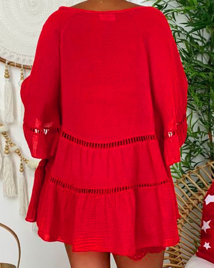 Galerie Print Mouwloze Midi Jurk