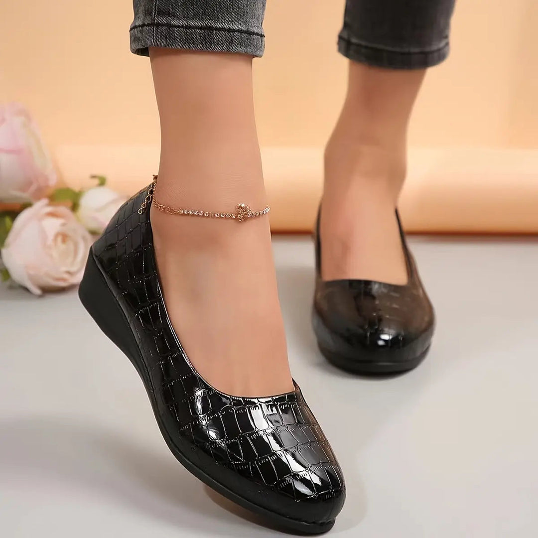 Orthopedische leren damesschoenen – Lichtgewicht, antislip & ademend