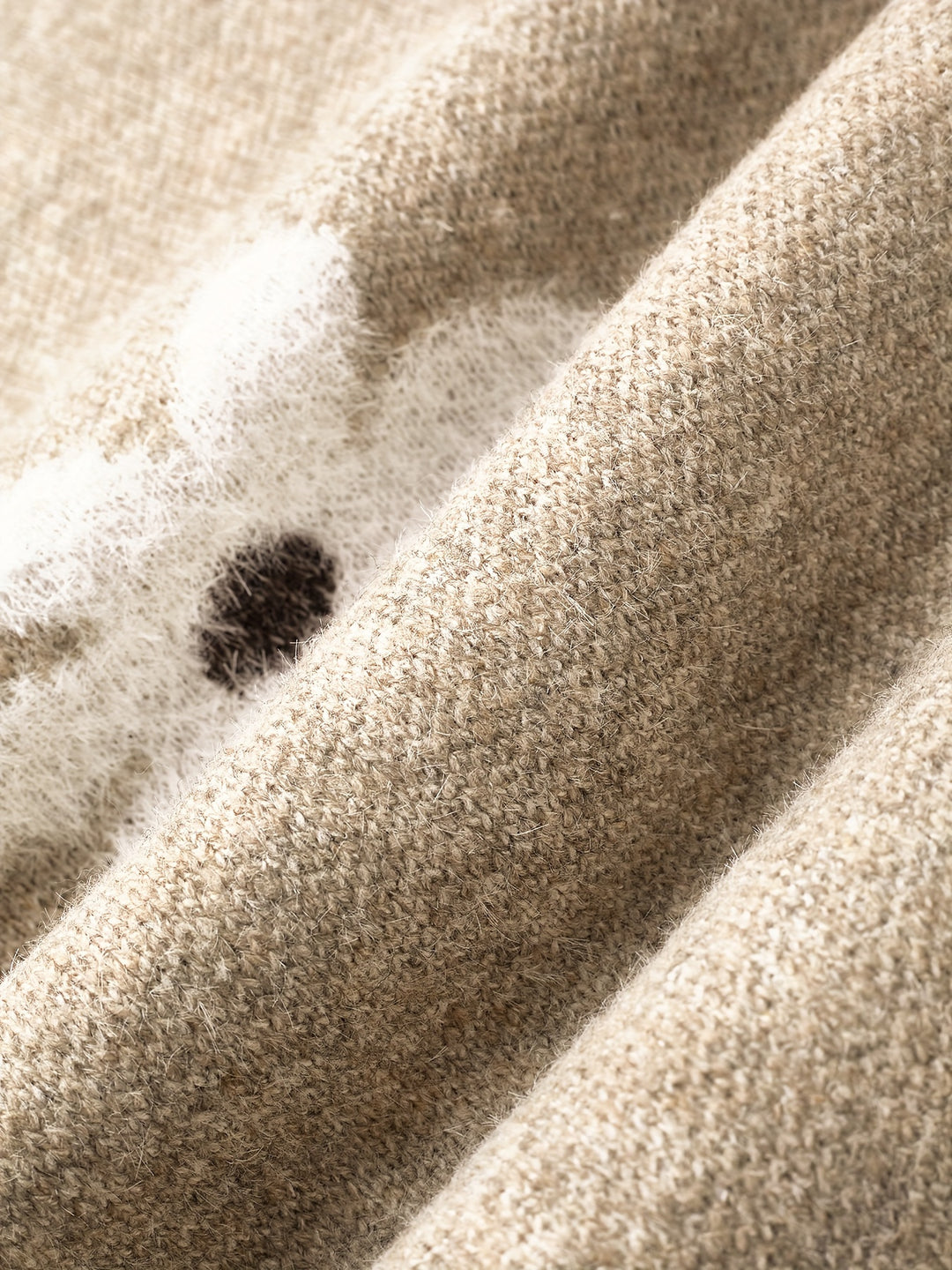 Mia | Gebreid vest met bloemenprint