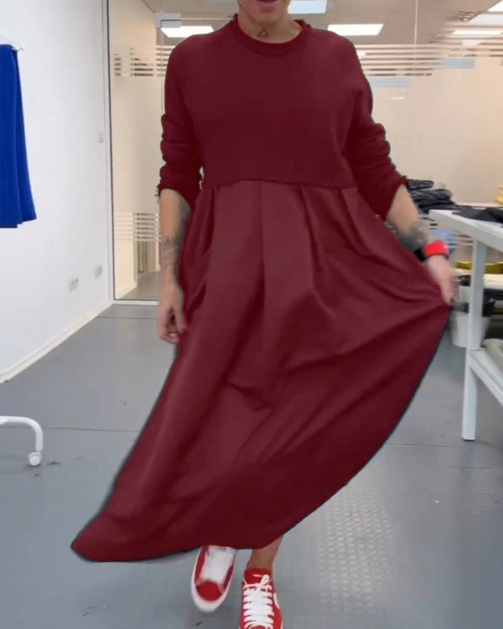 Maxi Effen Casual Jurk