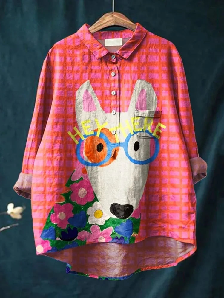 Dog Lover Shirt met artwork van May