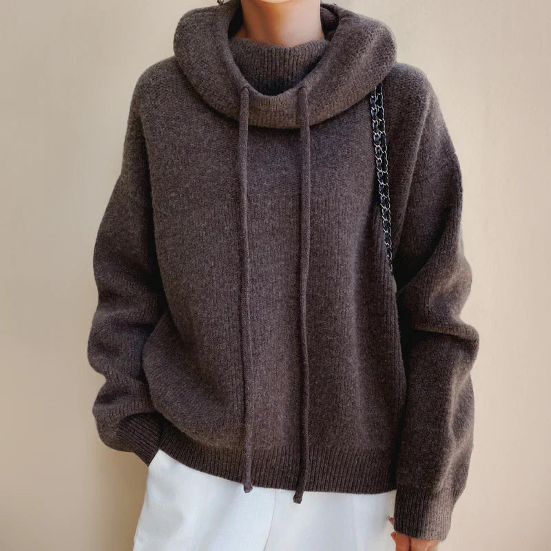 Meriam Soft Knit Hoodie met Winter Comfort