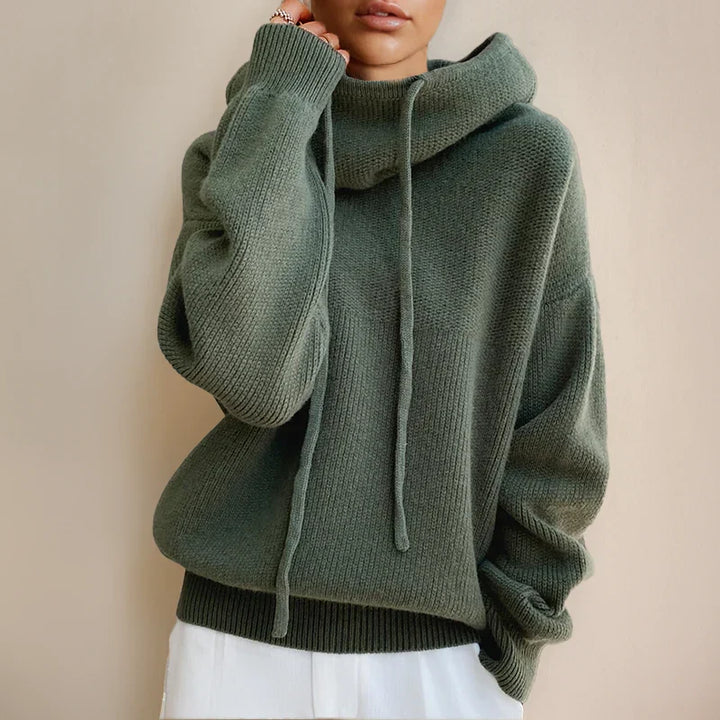 Meriam Soft Knit Hoodie met Winter Comfort