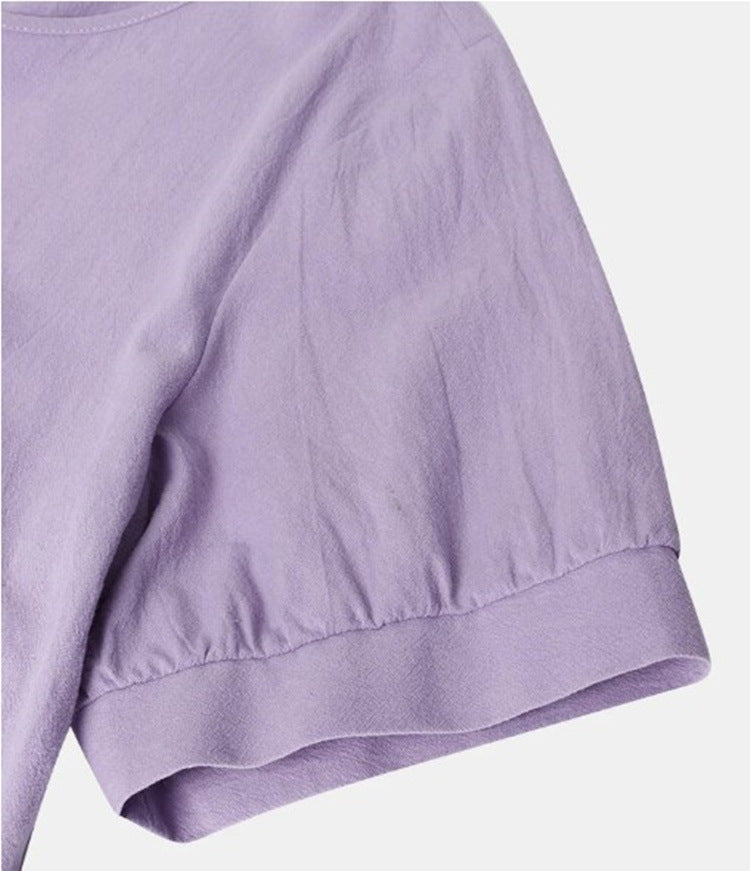 Lose rondhals casual jurk