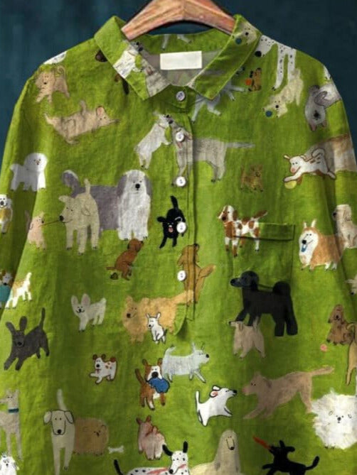 Bluey Graphic Tee met hondillustratie