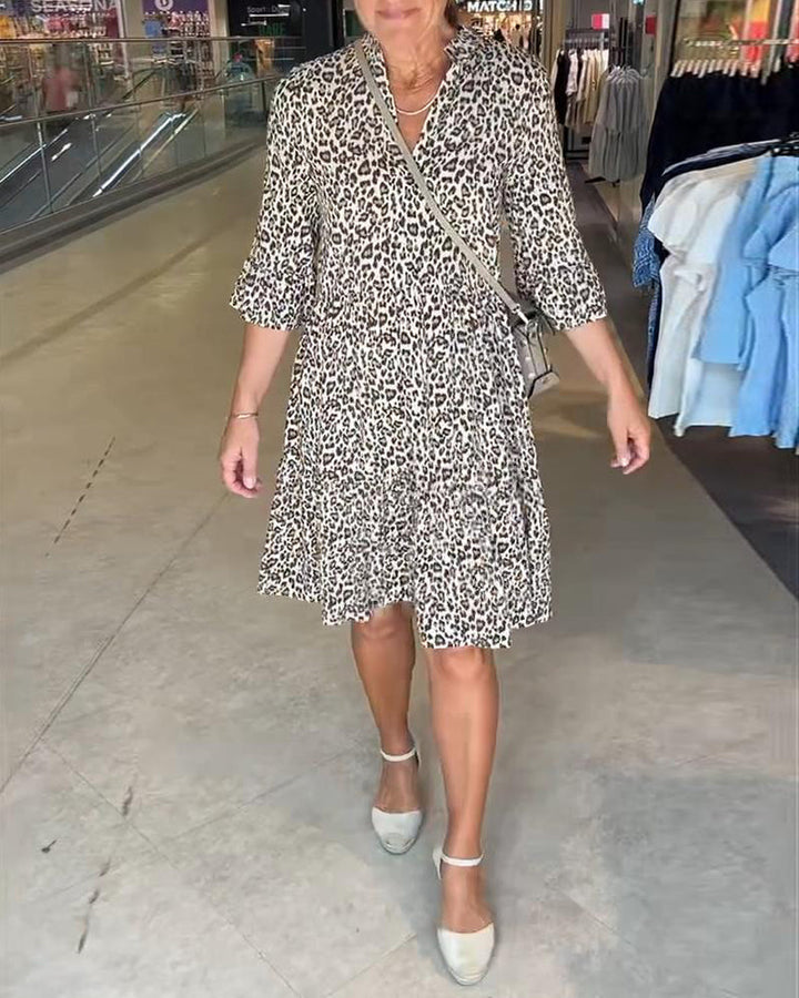 Moderne Casual Jurk met Opvallende Print