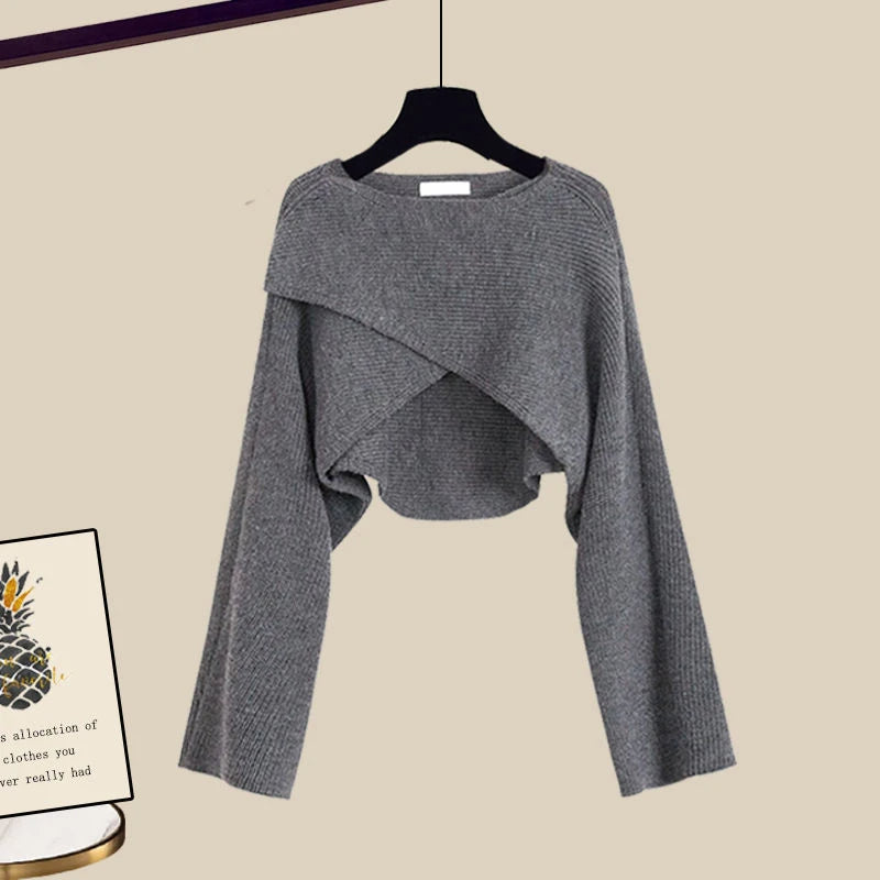 Mia™ – comfortabele tweedelige set van zachte tops met lange mouwen