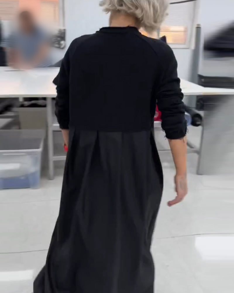 Maxi Effen Casual Jurk