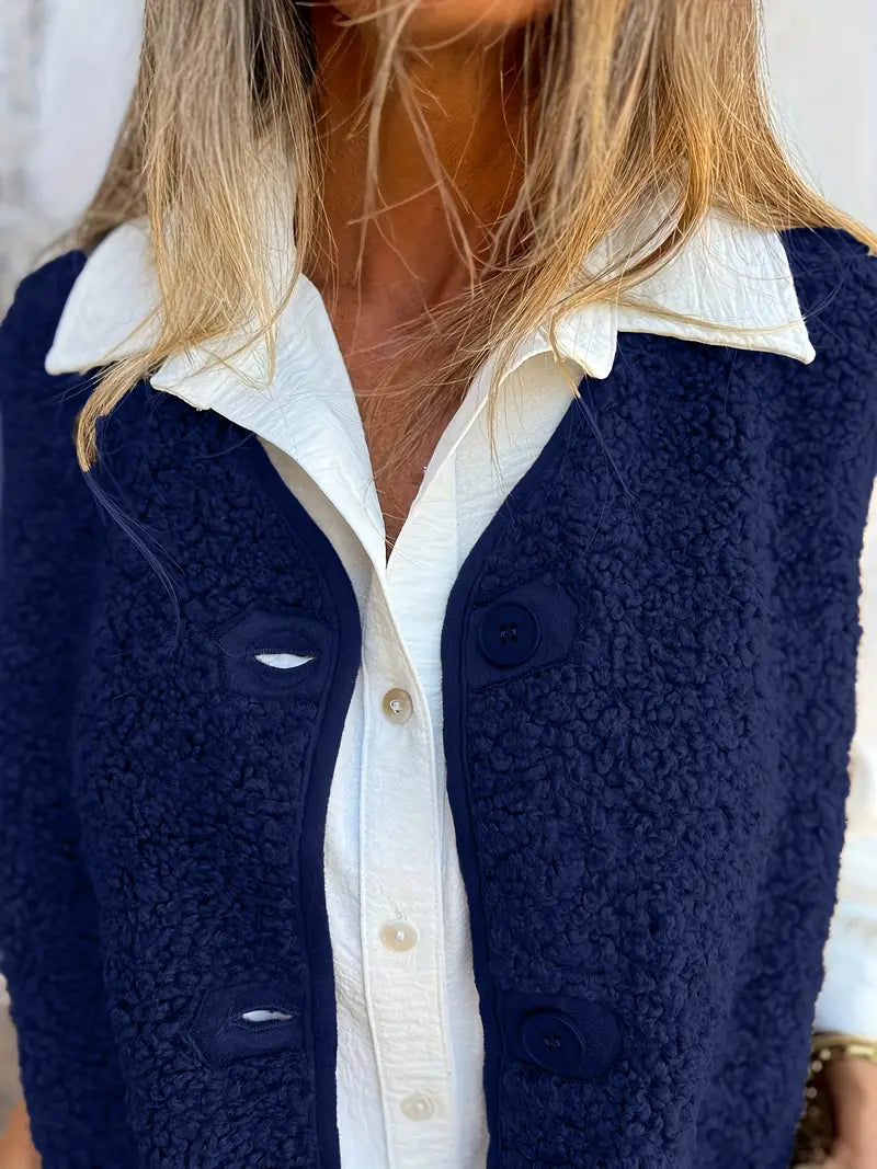 Casual Mouwloze Vest Jacket voor Dames