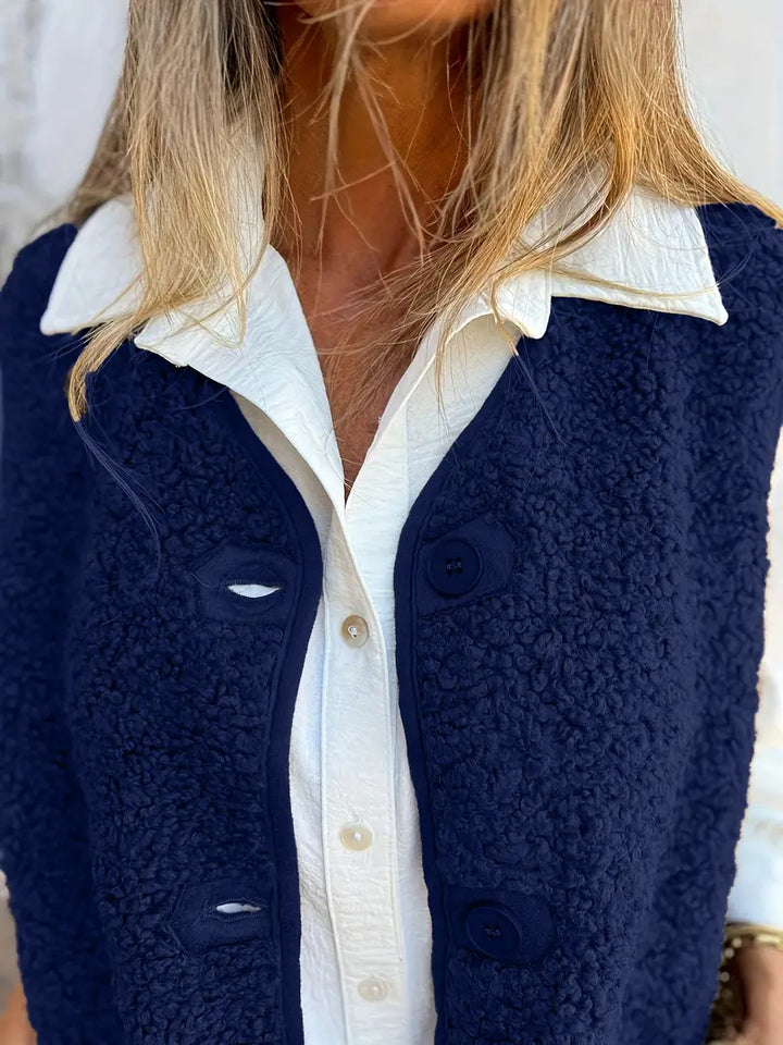Casual Mouwloze Vest Jacket voor Dames