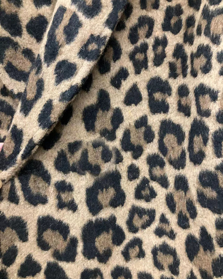 Luipaardprint plusmaatjas