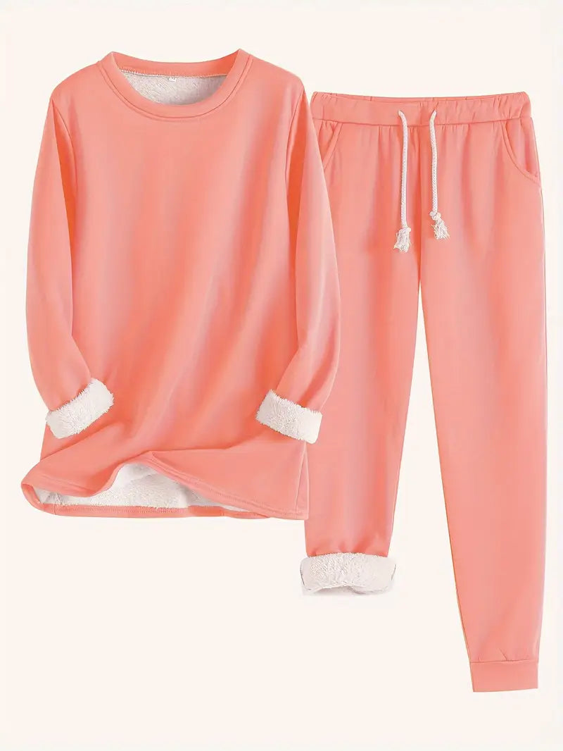 Ontspannen comfortabele tweedelige loungewear
