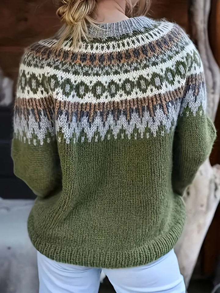 IJslandse trui in vintage stijl voor gezellige dagen